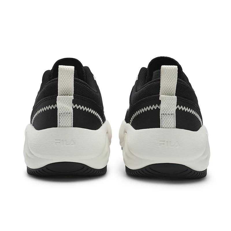 FILA Cookies Retro Series Durable Breathable Lightweight Low-Top Canvas Shoes Men sneaker Black White F12M522301FBG
