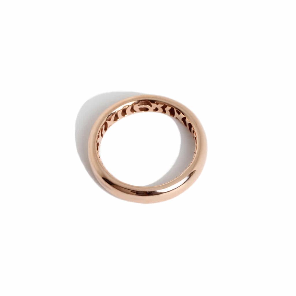 Mezmic Art Bold Round Basic Ring