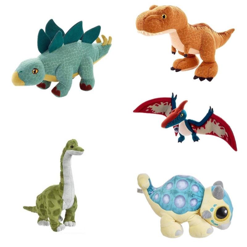 Cute And Soft Jurassic Dinosaur Plush Toys Available In Five Different Species!