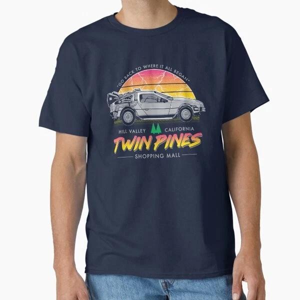 Back To The Mall Retro 80s Sci Fi Movie Classi Made In UsaAus TShirt S2xl S