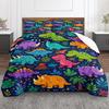 Galloping Horse Silhouette with Sunset Bedding Set (1 duvet cover, 2 pillowcases, duvet not included)