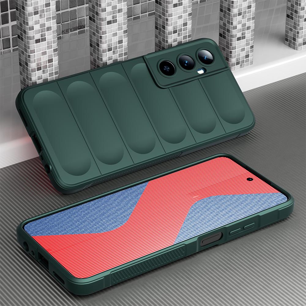 KEYSION Shockproof Case for Realme C65 Anti-skid Soft Silicone Phone Back Cover for OPPO Realme C65