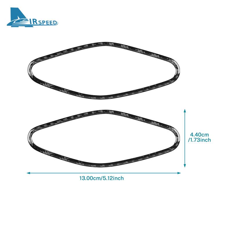 Real Soft Carbon Fiber Sticker For Ford Mustang GT Dark Horse EcoBoost 2024 2025 2026 LHD RHD Car A-Pillar Speaker Panel Trim