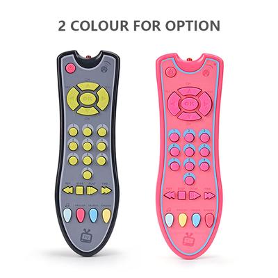 Kids Musical TV Remote Control Toy with Light and Sound Baby Early Education Toy 3 Language
