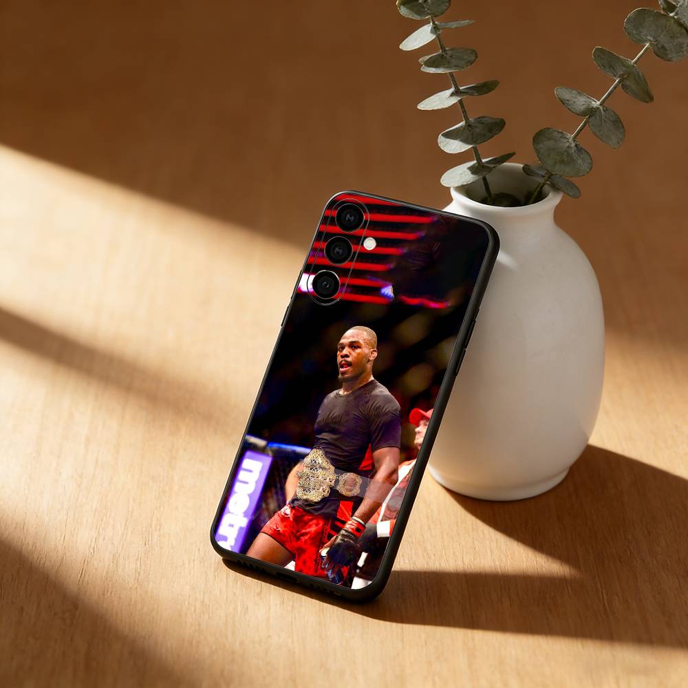 

Fighting J-Jon Jones Wallpaper Phone Case For Samsung GalaxyA13,21s,22,31,32,52,53,71,72,73,Soft Black Cover Samsung a31