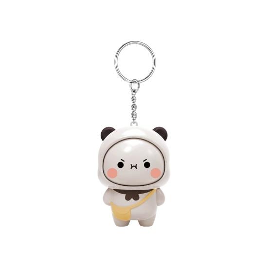 Face Changing Panda Keychain Changing Cartoon 3 Expressions Bear белый
