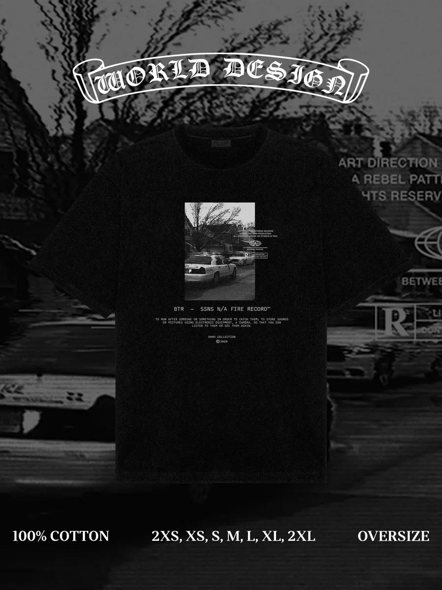 Oversized T-shirt with anime y2k print 3XL