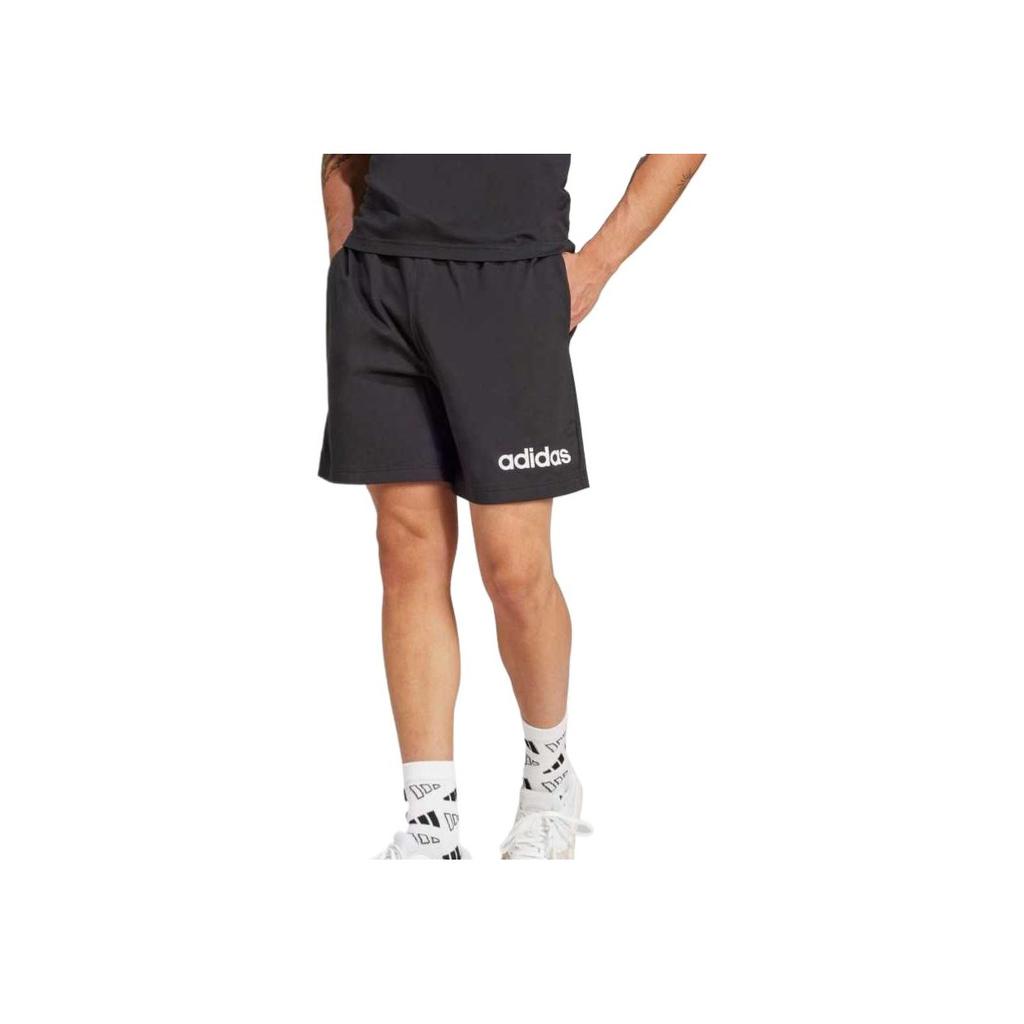 adidas Pantaloncini Casual Comodi alla Moda Trendy Versatili a Tinta Unita da Uomo Neri JE9012