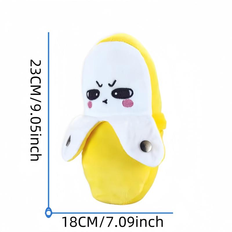 Banana Baby Beat Sensing Creative Fruit Novelty Parent-Child Musical Interactive Piano Toy Plush Doll Christmas Gift