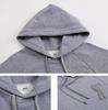 AMI 2025 Herbst/Winter Neuer Gestrickter Großer Logo Hochwertiger Baumwoll Hoodie Sweatshirt Paar Hoodie
