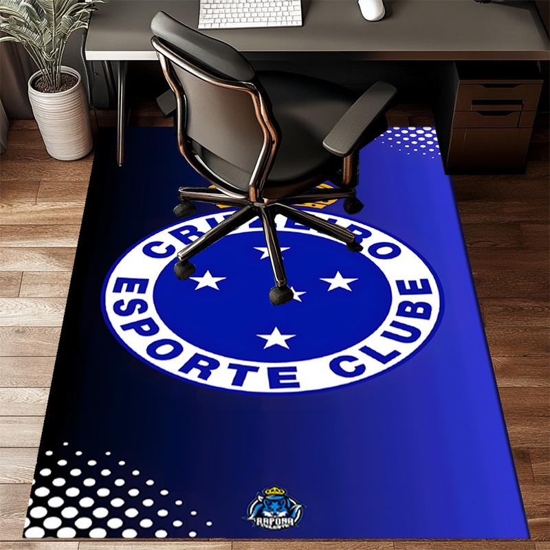 Fc Emblem Printed Office Carpet Chair Cushion  Entryway Rug, Rugs for Living Room, Bedroom Christmas gifts