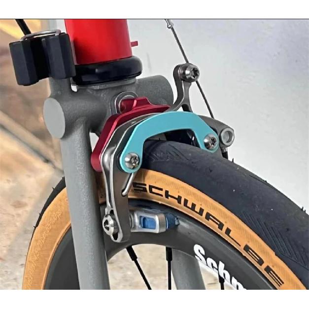 Folding Bike Brake Bicycle Brake V-Brake Caliper For Brompton Use Only 100g Ultra Light Weight