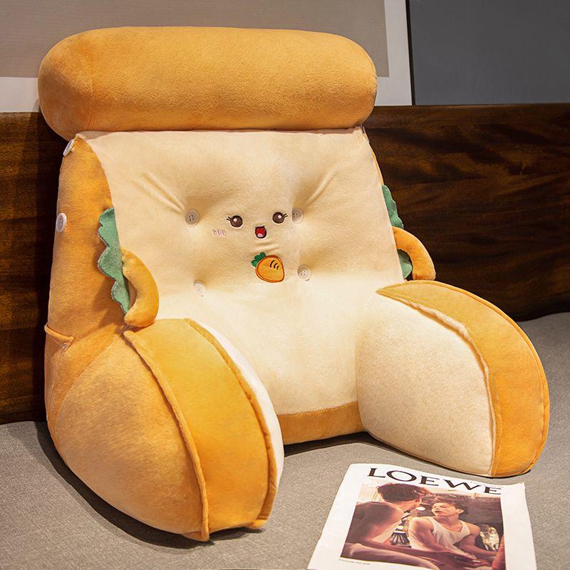 Cartoon Backrest Cushion Lumbar Support Pillow Triangle Reading Pillow Soft Headboard Cushion Can Be Disassembled Washed Office Rest Mat
