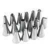 18Pcs/Set Icing Tips Non-stick DIY Creation Food Grade Cream Nozzles for Cakes