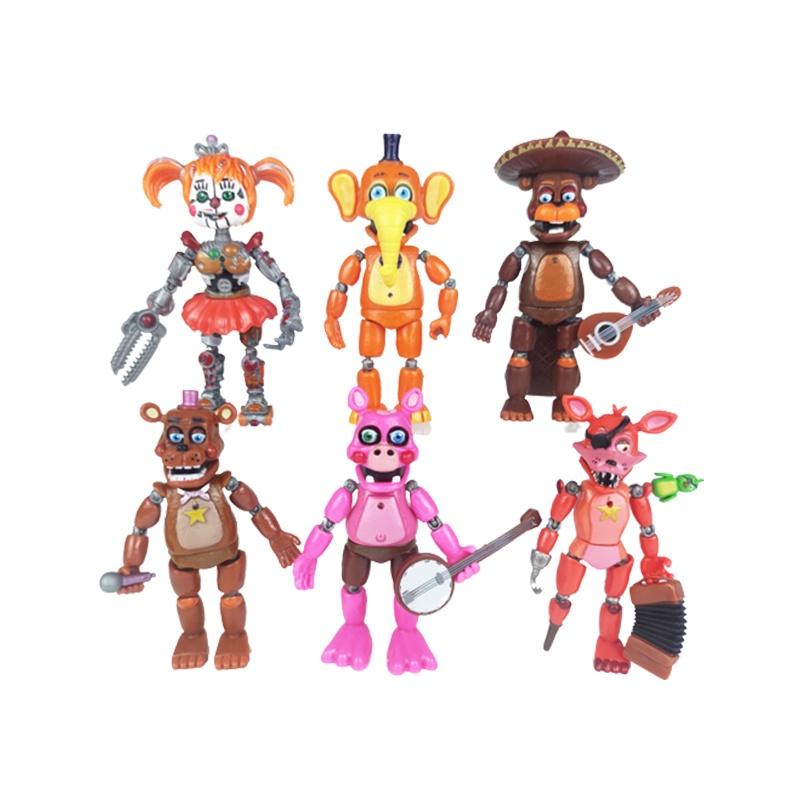 Set Fnaf Action Figure Security Breach Five Nights At Freddys Action Figure Toy