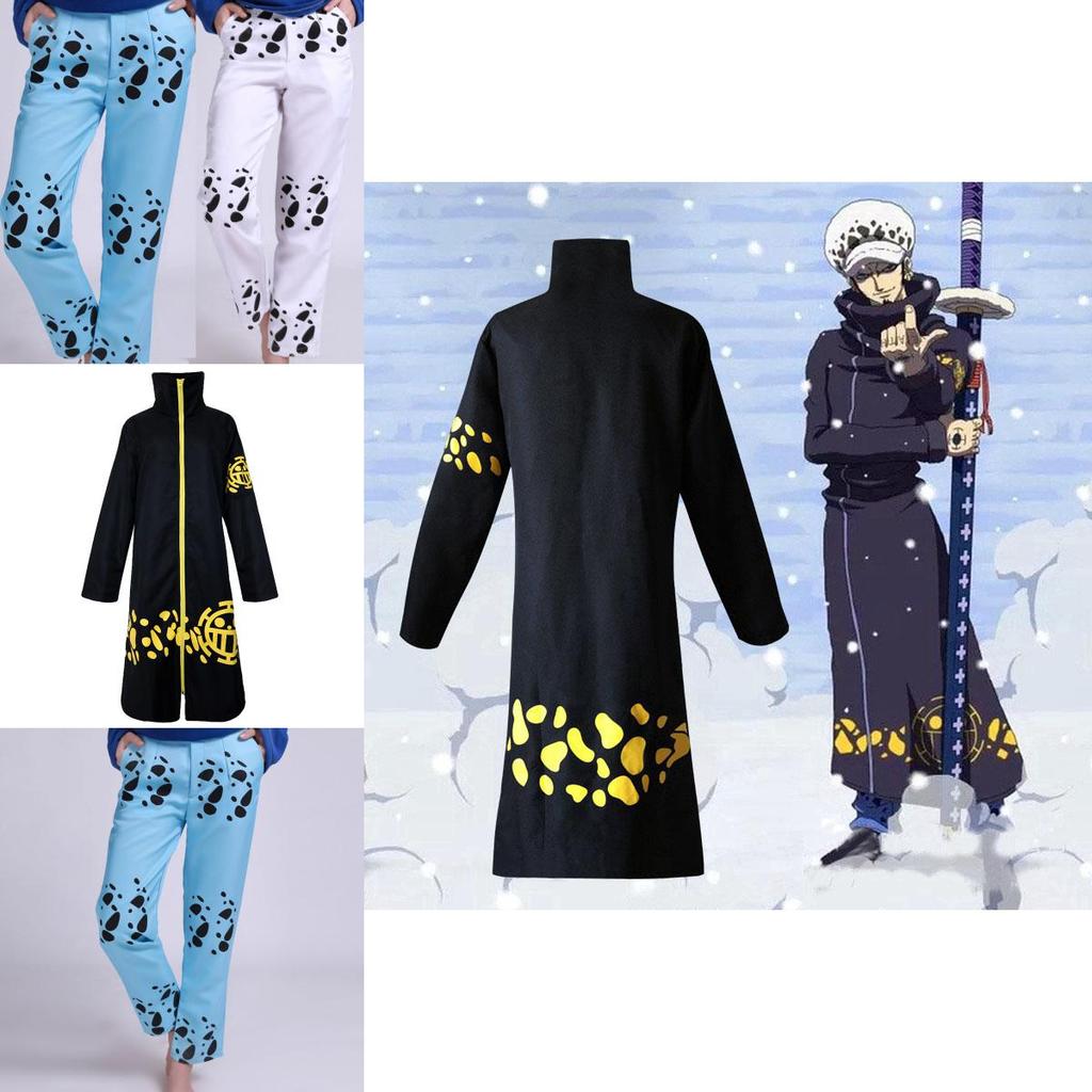 High-quality One Piece Trafalgar Law Anime Costume With Breathable Cloak And Pants