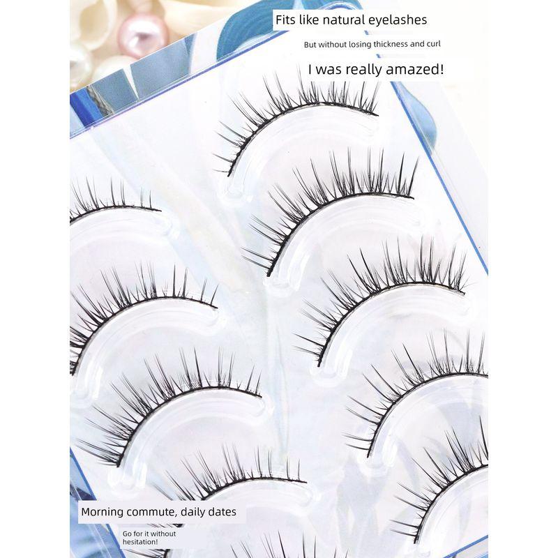 Dream Deer R-9 One-Piece False Eyelashes Natural Look Hard Stem Single Eyelid Support Double Eyelid Eyelashes 2026 New Model