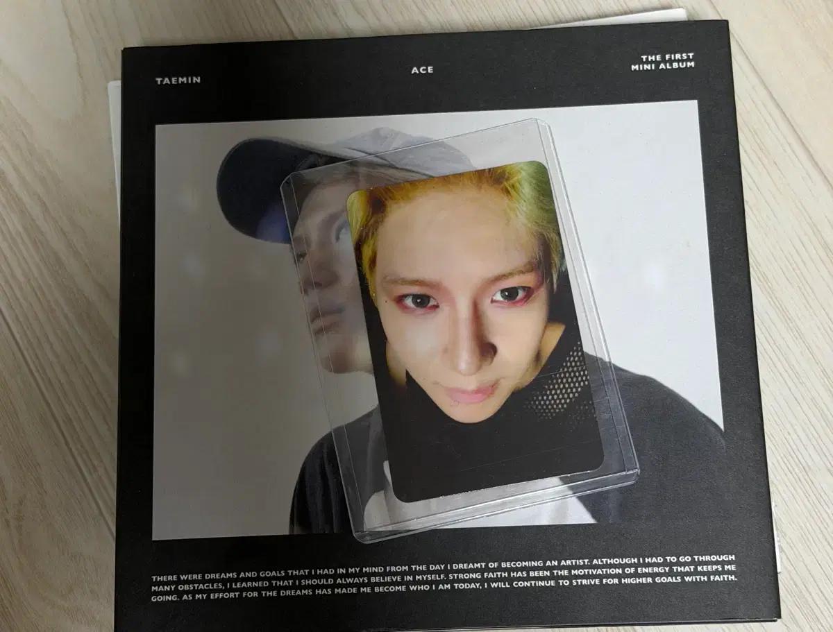 

SHINEE Taemin Ace Album + Photocard Used