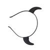 Devil Horned Headband for Theme Party Stage Performances Halloween Hairhoop Adult Cosplay Hairband Carnivals Headpieces