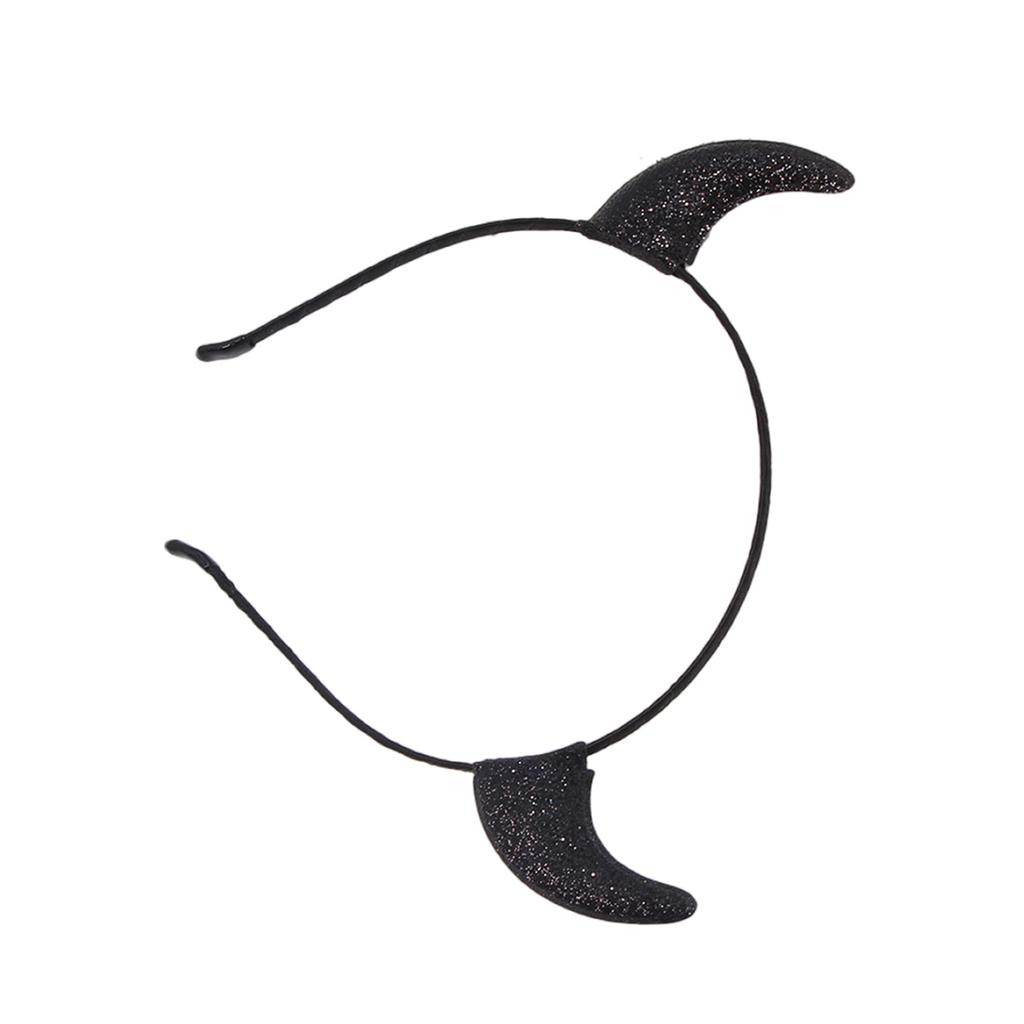 Devil Horned Headband for Theme Party Stage Performances Halloween Hairhoop Adult Cosplay Hairband Carnivals Headpieces