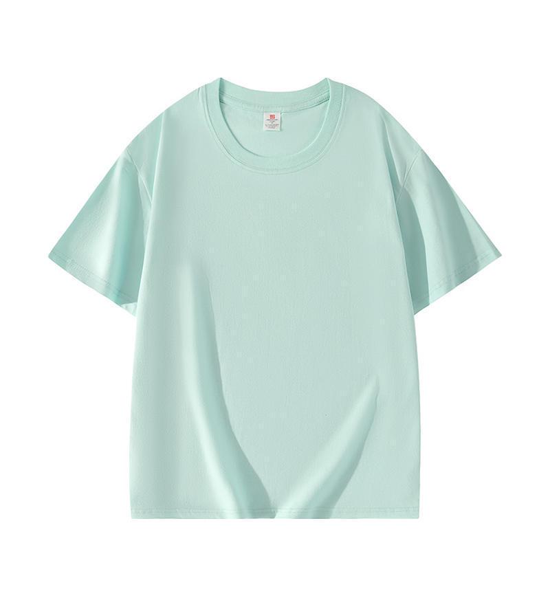 Korean Style 2025 Summer Pure Cotton Round Neck Short Sleeve Women's Casual T-shirt