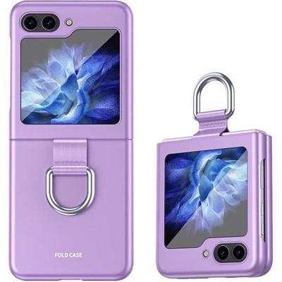 Etui ochronne - BOOLING - do Samsung Galaxy Z Flip 5 - Sztywne - Fioletowe - Antypoślizgowe