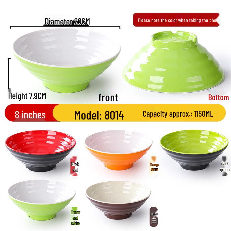 Nordic Style Commercial Melamine Soup Bowl