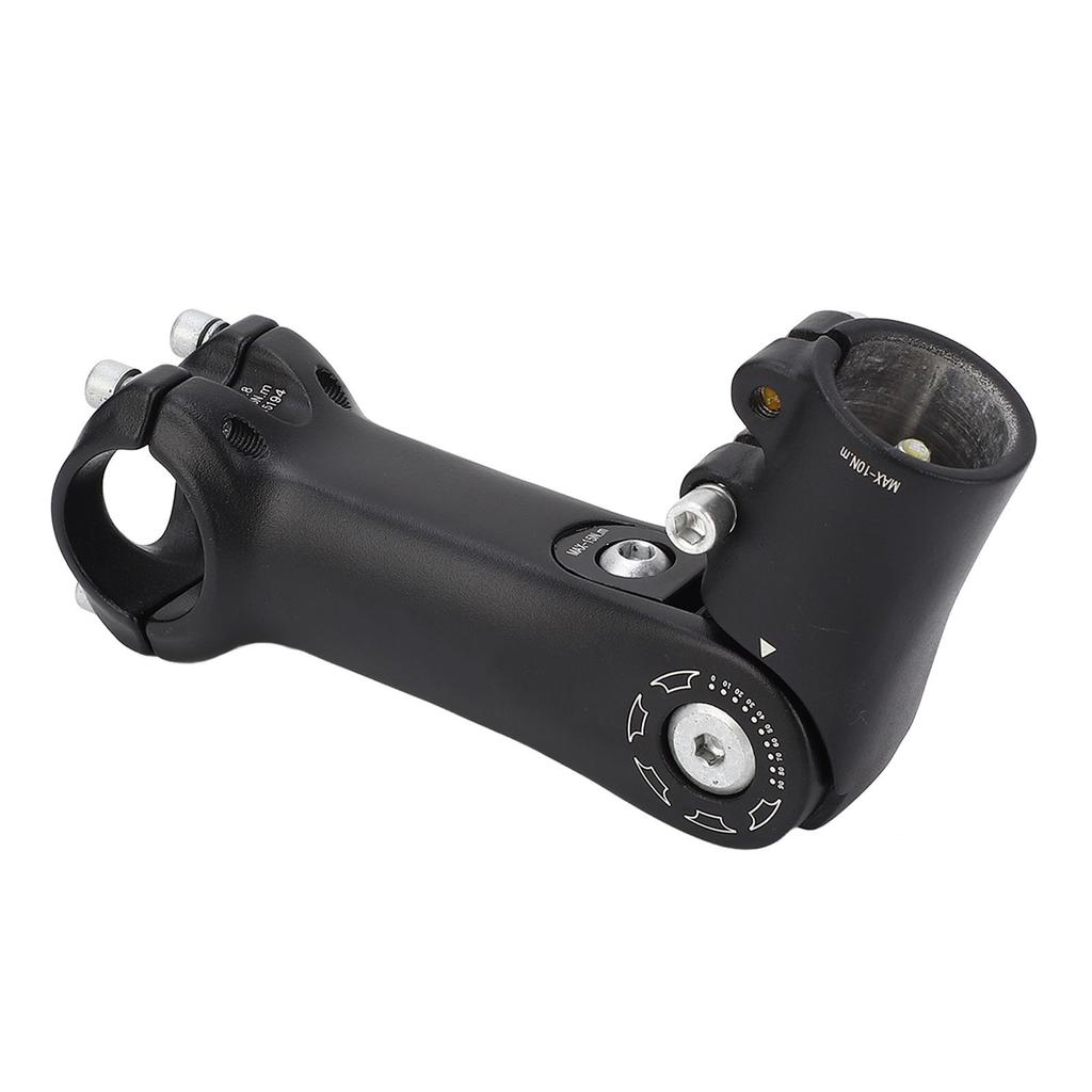 Adjustable Bike Stem 90 Degree Aluminum Alloy Bike Handlebar Riser Extender for Mountain Bikes