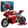 Technical Motorcycle Simulation Racing Car Building Blocks Model MOC Motorbike Vehicle Bricks Toys for Kids Gifts