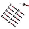 10 Piezas Broca Magnética para Fijar Tornillos PH2 Broca Magnética para Destornillador con Collar de Aluminio Extraíble