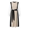 ZANZEA Women Casual Patchwork Long Sleeve Loose Long Dress