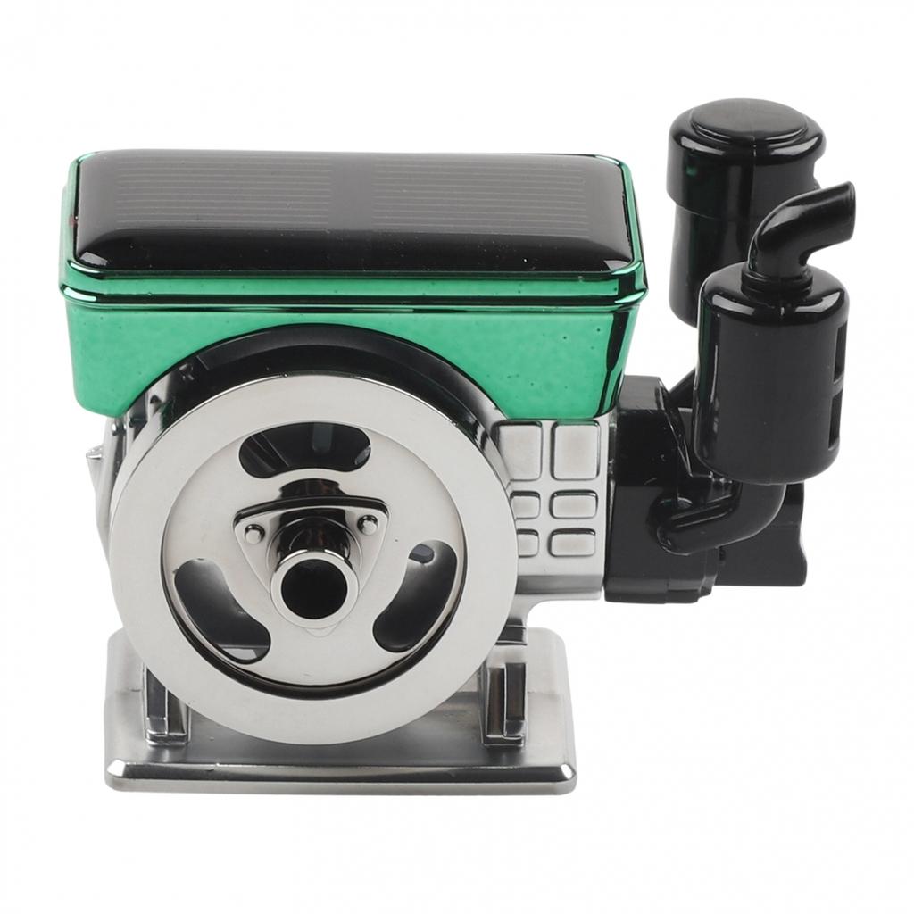Rotating Solar Powered Car Diffuser Vintage Engine Design for Natural Scent