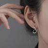 [Minimalist Hoop Earrings for Women Summer Simple Light Luxury Bestie Jewelry Trendy Tiny Stud Earrings Elegant