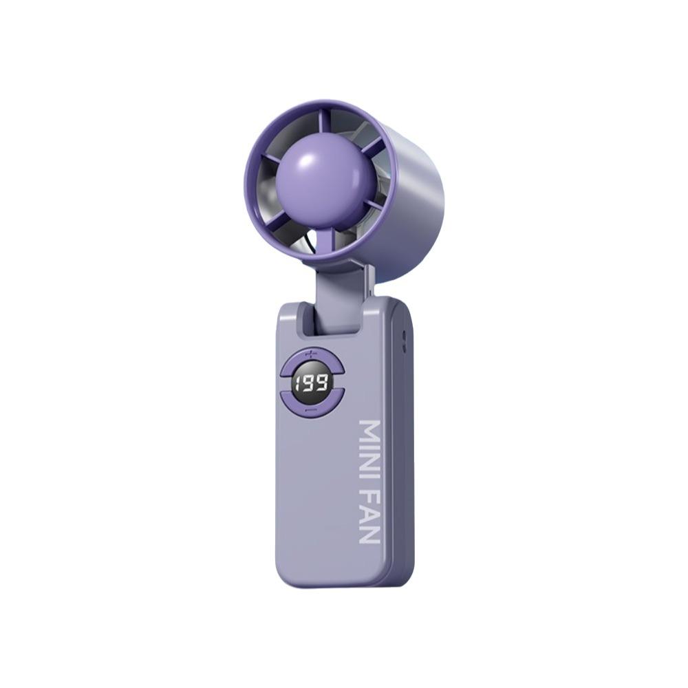 High-Speed Cooling Fan 199 Gears Small Electric Fan Foldable  Handheld Fan  Travel