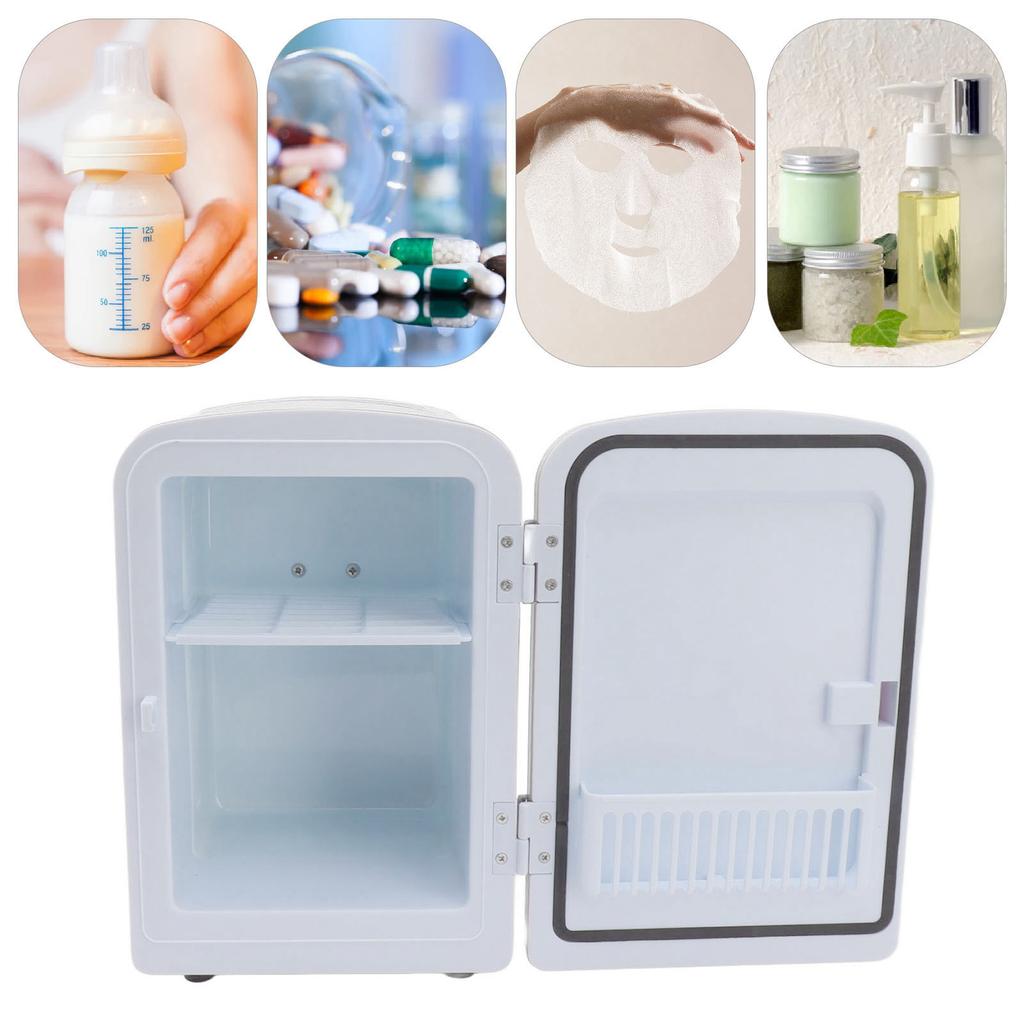 4L Mini Koelkast, Beauty Make-up Huidverzorging Koelkast, AC/DC Verwarmende Koelende Beauty Koelkast, Auto Mini Koelkast