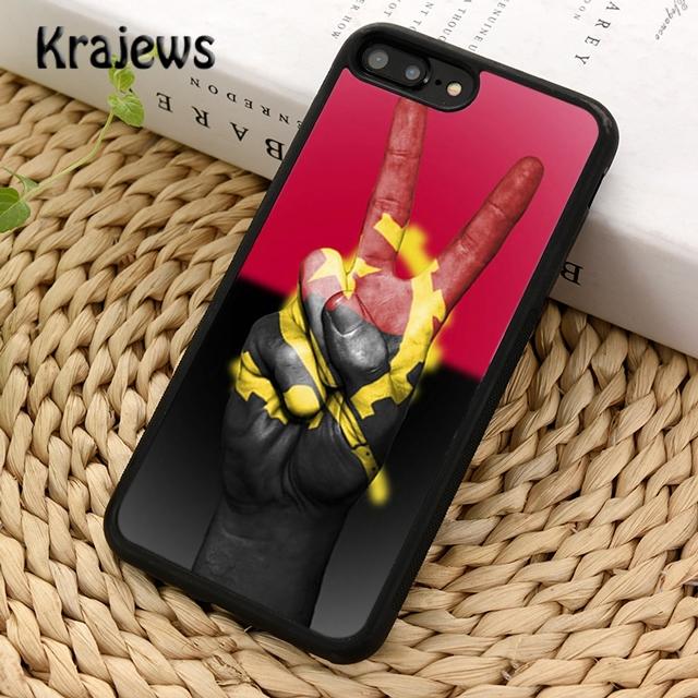 

Krajews Angola flag Patterned Phone Case Cover For iPhone 17 Air 16 15 14 plus 11 12 13 pro max coque Shell Fundas iPhone 13