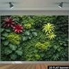 2D Monstera Leaf Greenery Wall Backdrop for Aesthetic Portrait Photography
