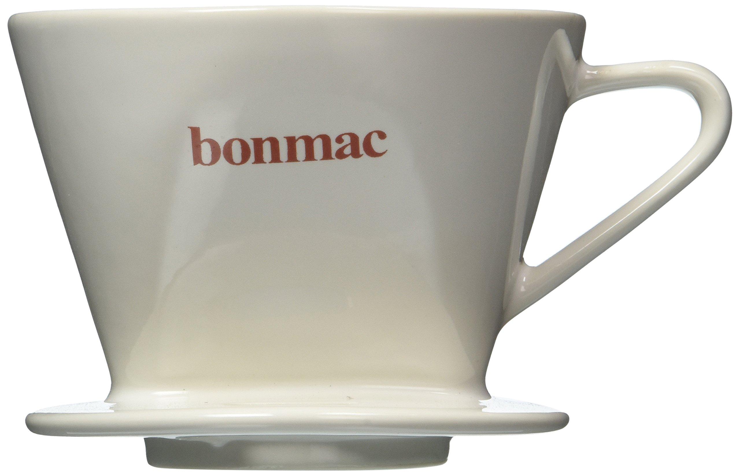 bonmac Coffee Dripper with Measuring Cup Spoon, 2-4 Capacity, CD-2W, White, #813005 [Used] белый