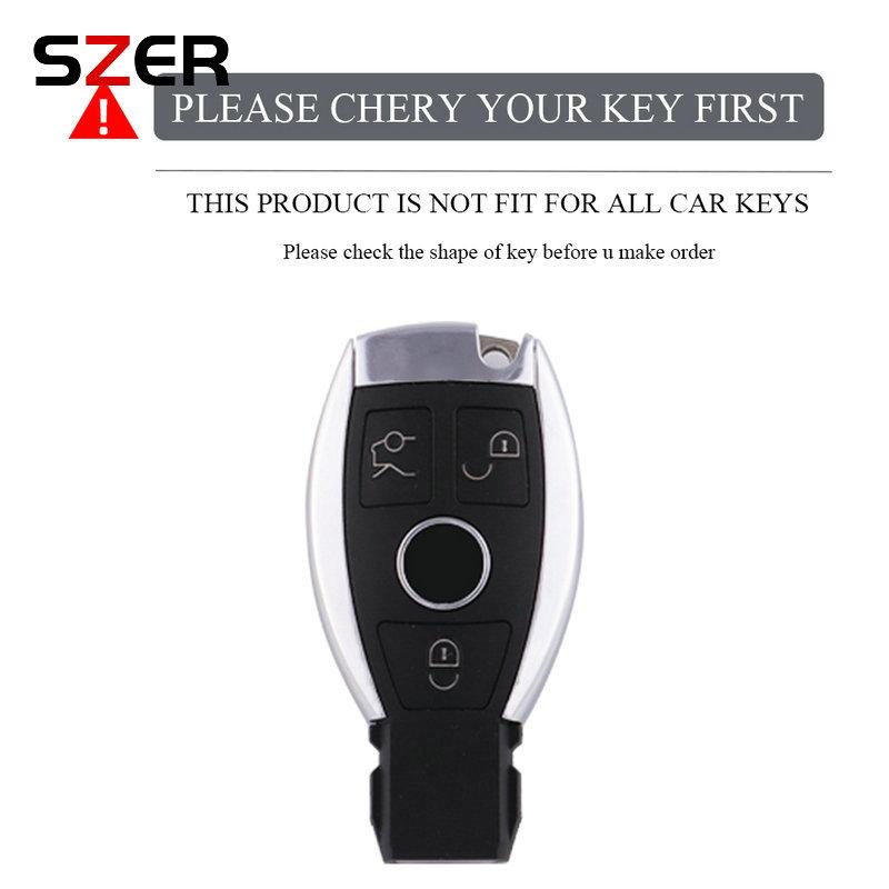 TPU Car Remote Key Case Cover Shell for Mercedes Benz A B C E GL S GLA GLK CLS Class AMG W204 W205 W212 W463 W176 Accessories