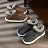Elderly Bag and Cotton Slippers Men's Non-slip and Waterproof Indoor Home New Medium and Old Cotton Shoes Men's Winter