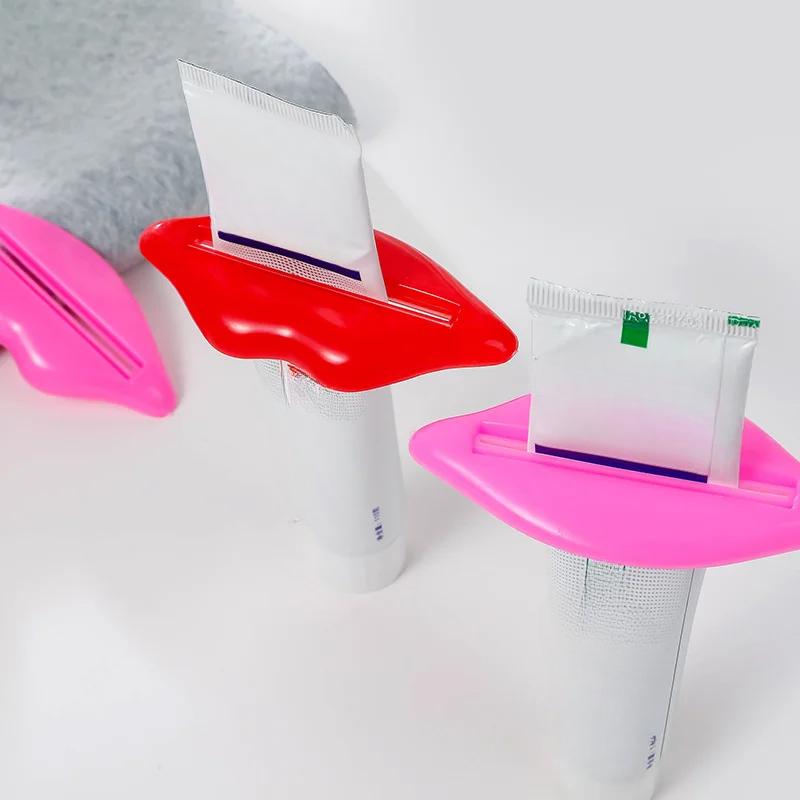 

3PCS Creative Toothpaste Squeezer Bathroom Accessories Home Toothbrush Holder
