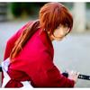 Halloween Anime Rurouni Men Himura Kenshin Kimono Costume or Wig