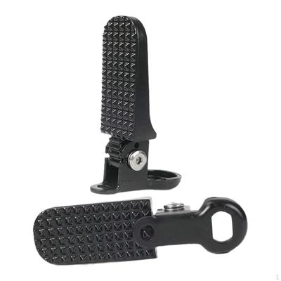 2x Pedali Posteriori Bici Pedane Poggiapiedi Sella Bicicletta Lega di Alluminio Antiscivolo