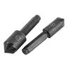 2pcs 7 Flute 82 Degrees 1 4  Hex Shank High Carbon Steel Countersink Cutter Bits