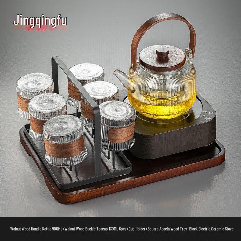 Jingqingfu Insulated Glass Tea Set