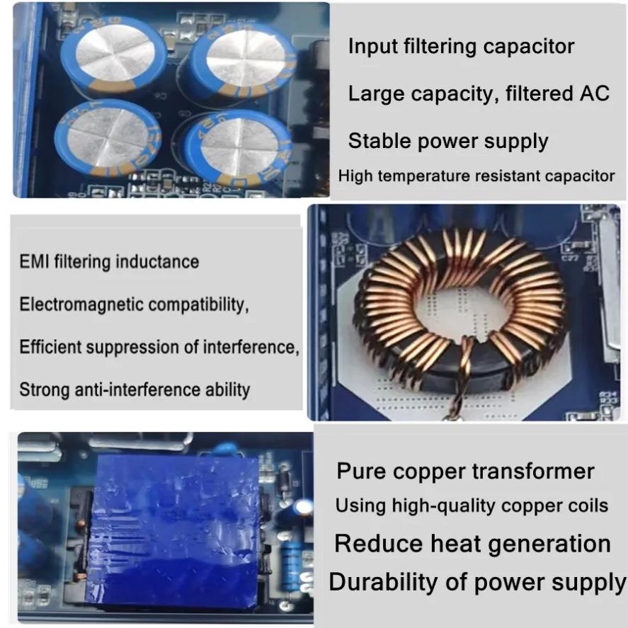 Ultra Thin Lighting Transformer 220V To DC12V/24V 45W 60W 100W Home Furnishings Driver Converter LED Strip Power Supply Adapter