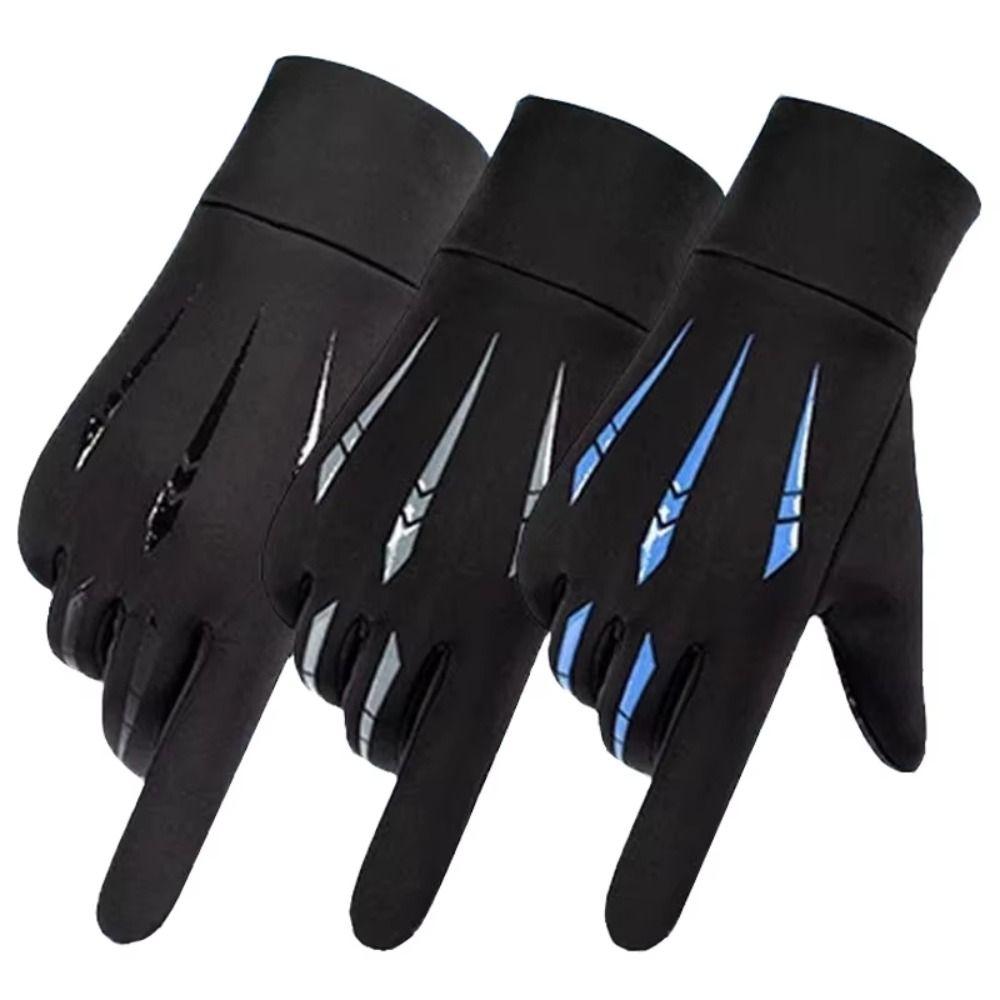 Waterproof Full Finger Gloves Anti-Slip Riding Protective Mittens Cold-proof Gloves  Outdoor