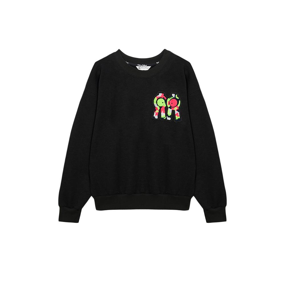 Rolling Roll Candypop Sweatshirt Black Black/Black