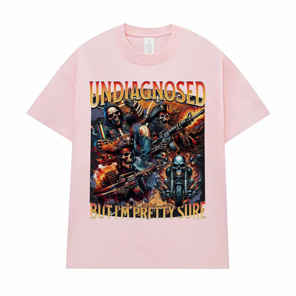 Nediagnostikováno, ale jsem si docela jistý Meme Trička Vtipná Autismus Kostra Trička Pánská Dámská Ležérní 100% Bavlna Nadměrná Trička Topy