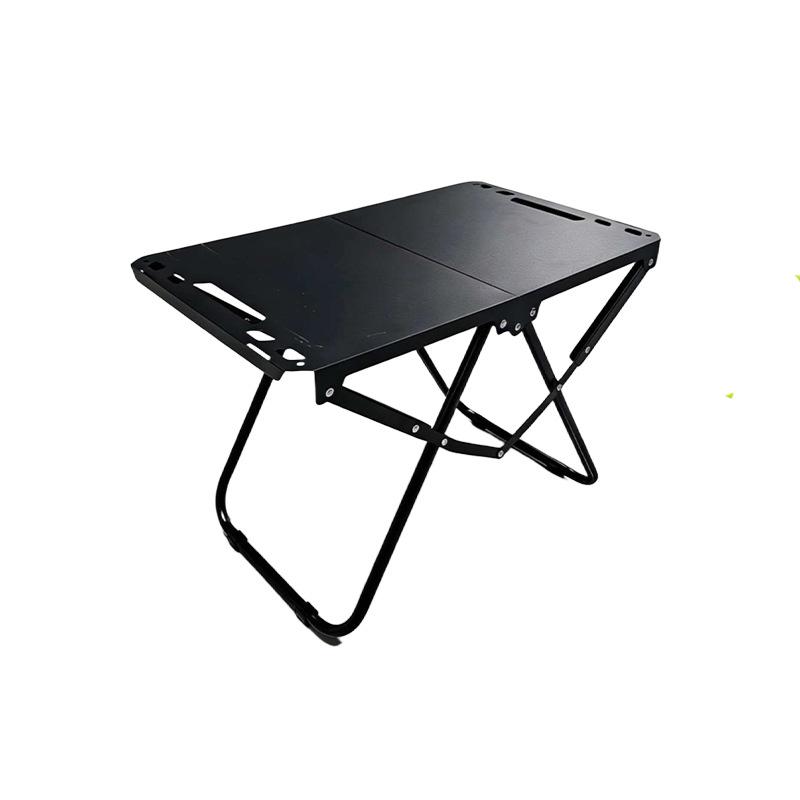 Adjustable Portable Folding Camping Table - Lightweight, Small, Quick Deploy BBQ/Tea Table for Outdoors